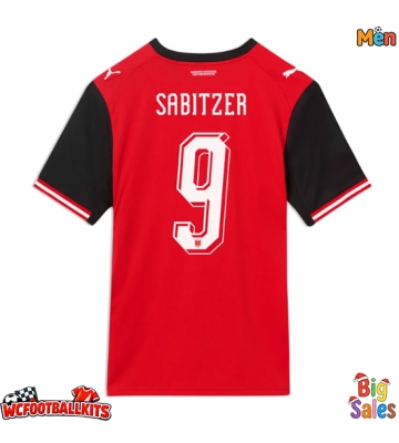 Austria Marcel Sabitzer #9 Replica Home Stadium Shirt World Cup 2026 Short Sleeve